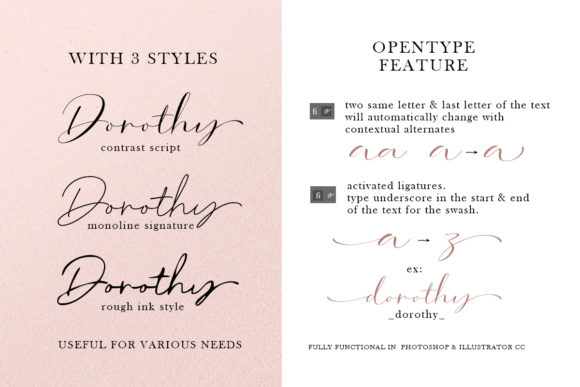 Dorothy Clark Script Font PNG with transparent background - Preview 1