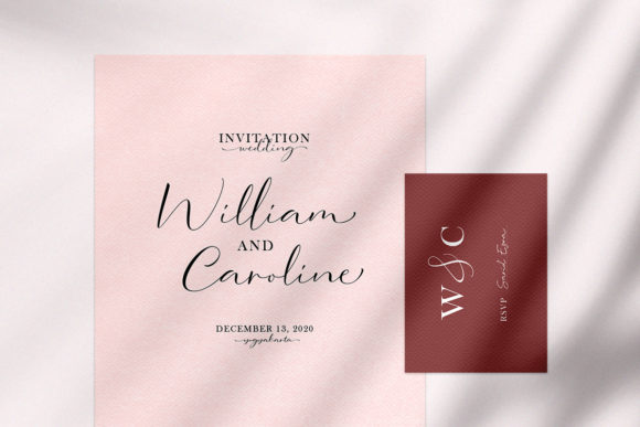Dorothy Clark Script Font PNG with transparent background - Preview 4