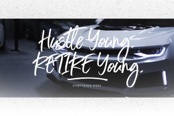 Everything Rises Font - Preview 1
