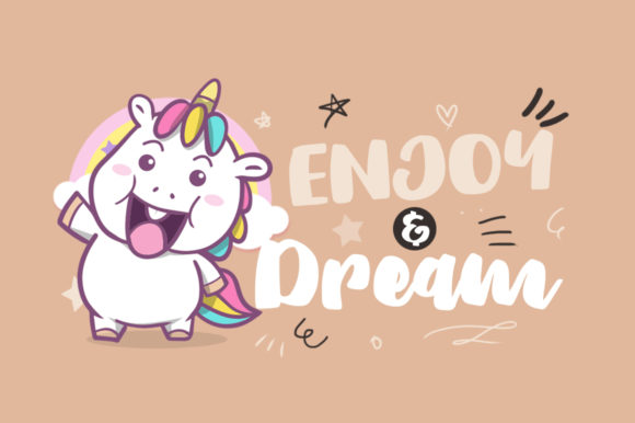 Fat Unicorn Font - Preview 2
