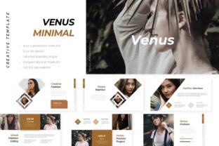Preview of Venus Fashion Powerpoint fashion presentation template