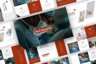 Preview of Red Hospital Medical Powerpoint