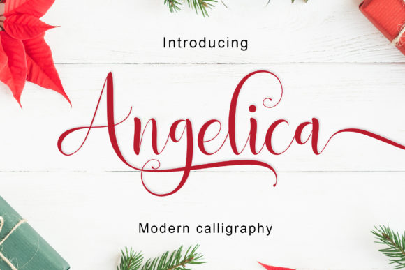 Angelica Font - Preview 1