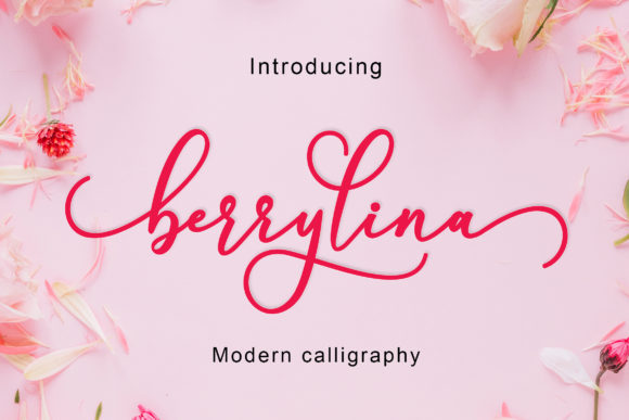 Berrylina Script Font - Preview 1