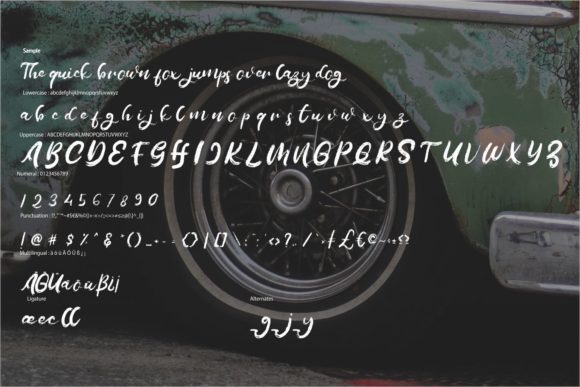 Melage Font PNG with transparent background - Preview 5