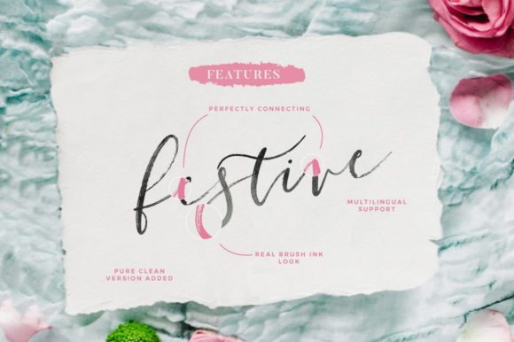 Festive Font - Preview 1