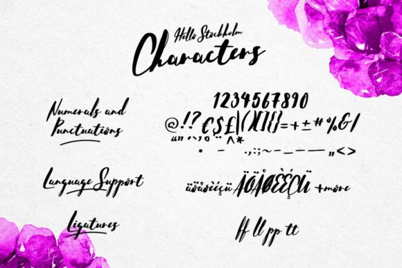 Hello Stockholm Font - Preview 1