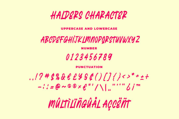 Halders Font - Preview 3