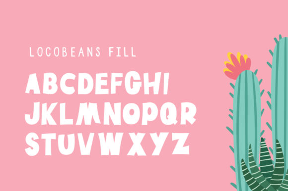 Locobeans Font PNG with transparent background - Preview 3
