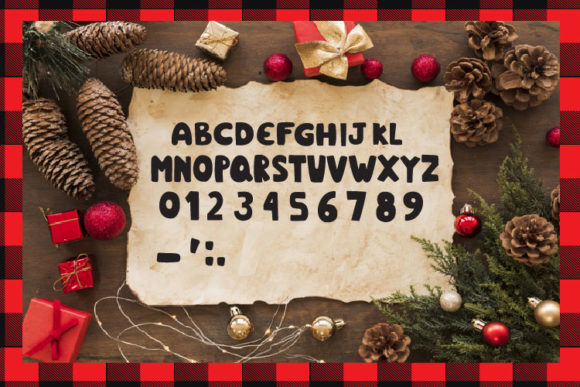 Christmas Plaid Font - Preview 2