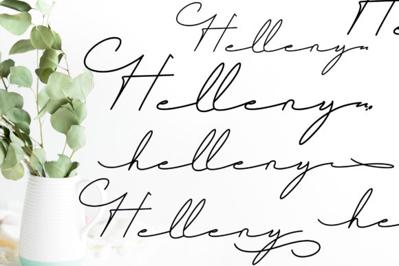 Helleny Font - Preview 1