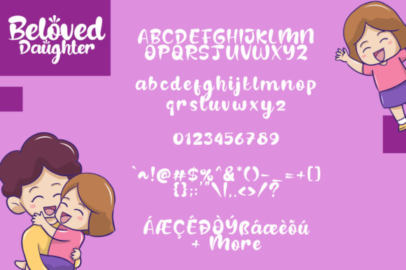 Beloved Daughter Font - Preview 6
