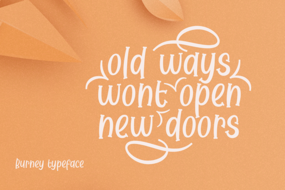 Burney Font - Preview 1