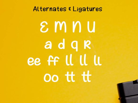 Butterbean Font - Preview 1