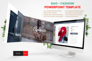 Preview of Bag Fashion PowerPoint Template fashion presentation template