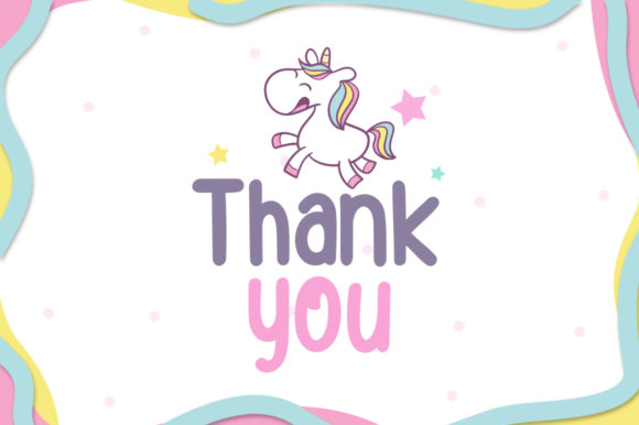 Happy Unicorn Font - Preview 5