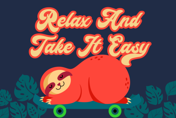 Slothdown Baby Font PNG with transparent background - Preview 1