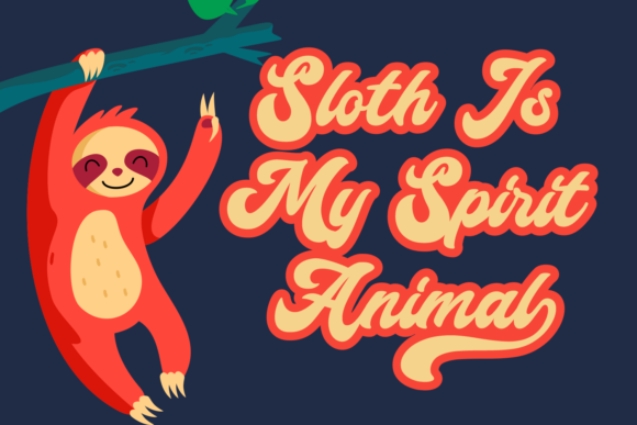 Slothdown Baby Font PNG with transparent background - Preview 2