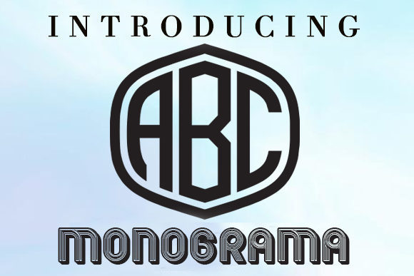 Monograma Decorative Font By vladimirnikolic