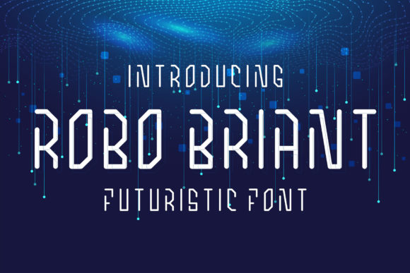 Robo Briant Display Font By Cikareotype