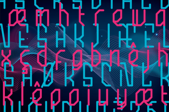 Robo Briant Font PNG with transparent background - Preview 1