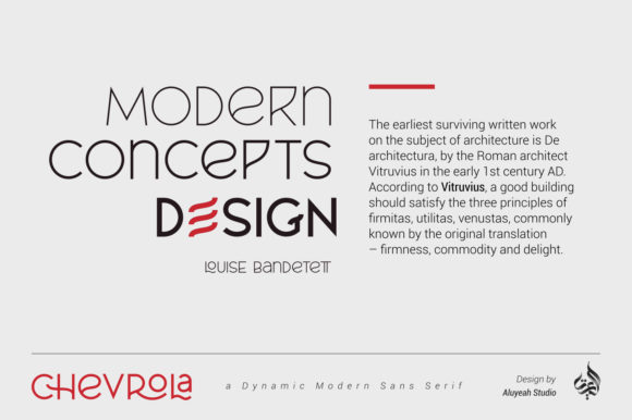AL Chevrola Font - Preview 1