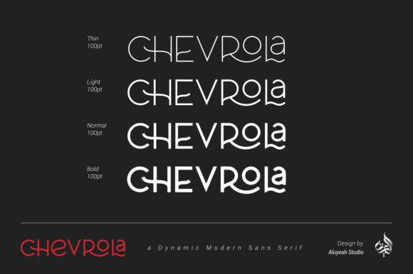 AL Chevrola Font - Preview 4