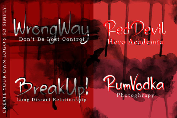 Monster Demit Font PNG with transparent background - Preview 2