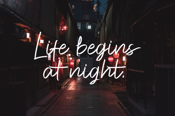 Feeling Signature Font - Preview 4
