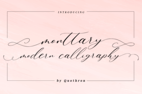 Monttary Font PNG with transparent background - Preview 2
