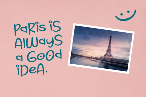 Good Smiley Font PNG with transparent background - Preview 1