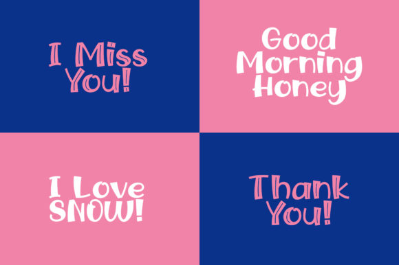 Snow Fairy Font PNG with transparent background - Preview 4