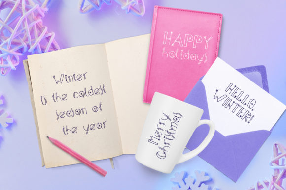 Happy Xmas Font - Preview 1