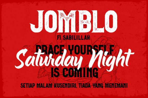 Darkest Saturday Duo Font PNG with transparent background - Preview 5