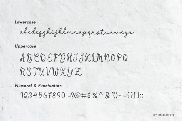 Ganella Font PNG with transparent background - Preview 1