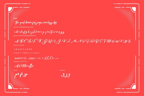 Rosega Font PNG with transparent background - Preview 5