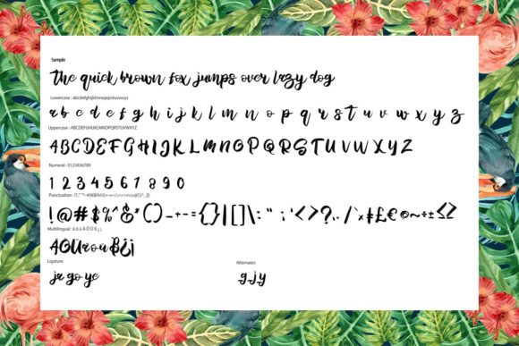 Hamble Font - Preview 5