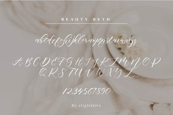 Beauty Beth Font - Preview 3