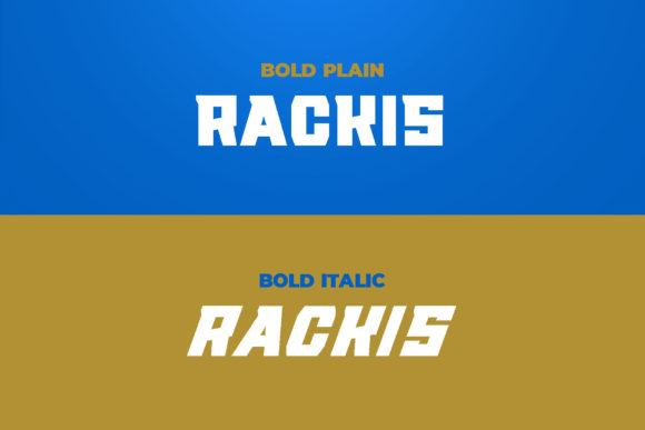 Rackis Font PNG with transparent background - Preview 1