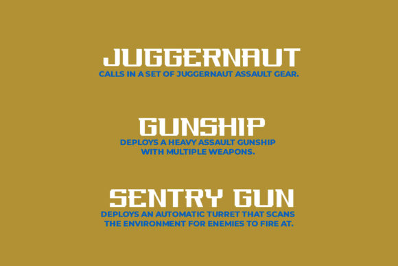 Rackis Font PNG with transparent background - Preview 4
