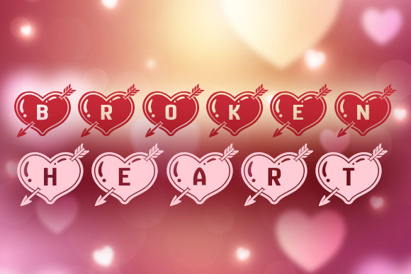 Hearts in Arrows Font - Preview 1