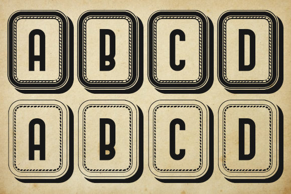 Schwarzenberg Capitals Font PNG with transparent background - Preview 2
