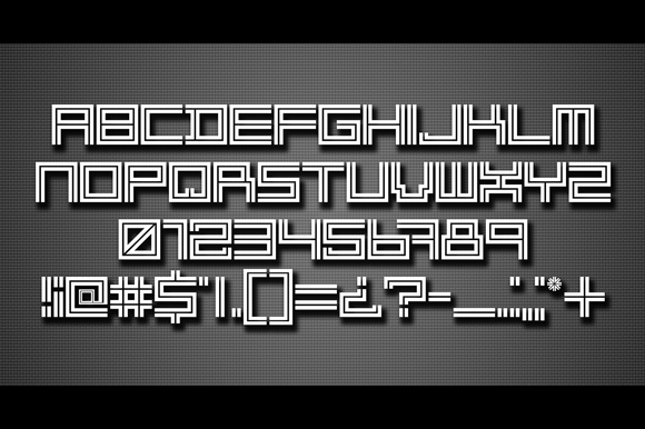 2 Lines Font - Preview 1