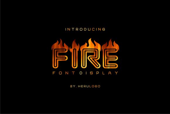 Fire Font - Preview 2