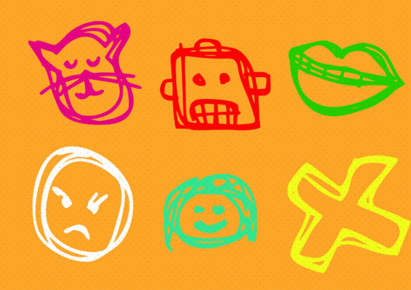 196 Hand Drawn Doddles Font - Preview 2