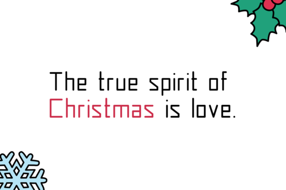Holiday Font - Preview 3