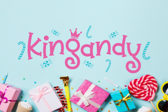 Kingandy Font PNG with transparent background - Preview 4
