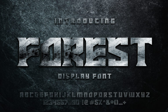 Forest Font - Preview 4