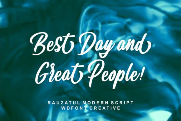 Rauzatul Font PNG with transparent background - Preview 1