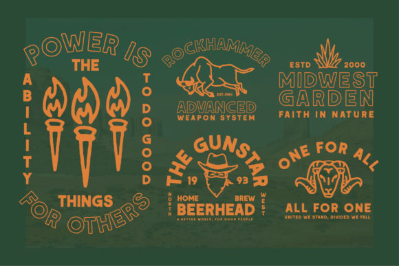 Blazing Sun Font - Preview 1